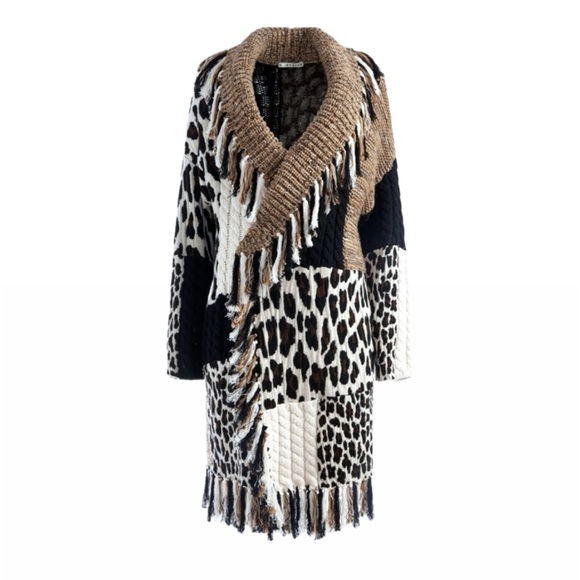 alice + olivia Griselda Patchwork Sweater - Picture 6 of 13